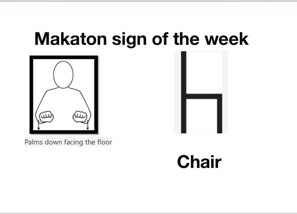 Makaton - Chair